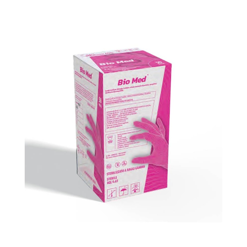 GUANTI CHIRURGICI IN LATTICE CON POLVERE - NATUREX BIO MED ( PAIO) MIS. 5,5