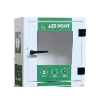 Teca da ESTERNO per defibrillatore
completa di allarme e illuminazione interna crepuscolare