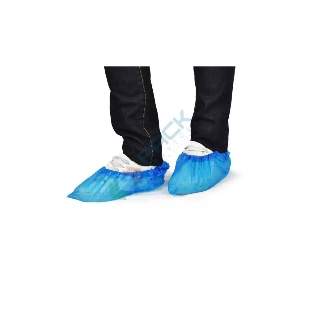 Copriscarpe PE - monouso non sterile  con elastico