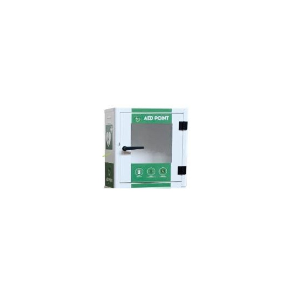 Teca da ESTERNO per defibrillatore
completa di allarme e illuminazione interna crepuscolare