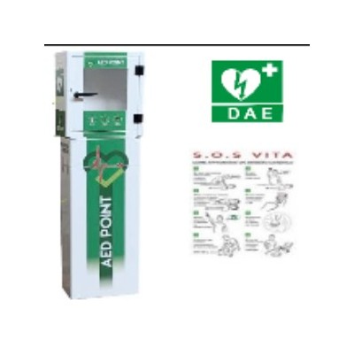 Teca da ESTERNO per defibrillatore
completa di allarme
